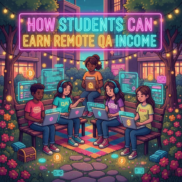 How Students Can Earn Remote QA Income