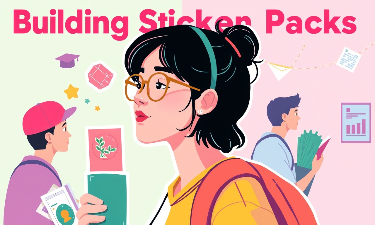 Building Sticker Packs for Cash on Campus with Art and Media
