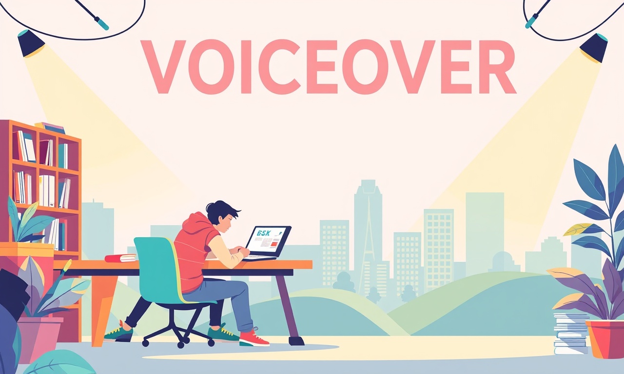 Voiceover techniques for cash on campus productions