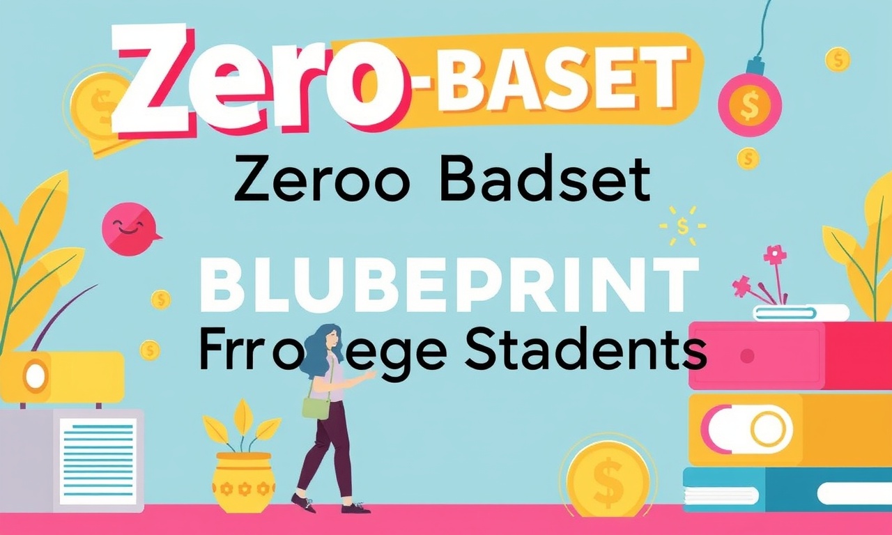 Zero Based Budget Blueprint for College Students From Cash to Savings